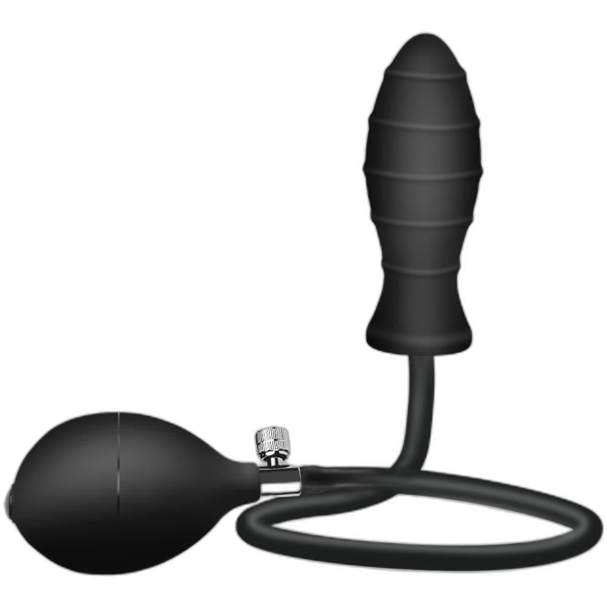 Spiral - Inflatable Butt Plug - Silicone Anal Plug