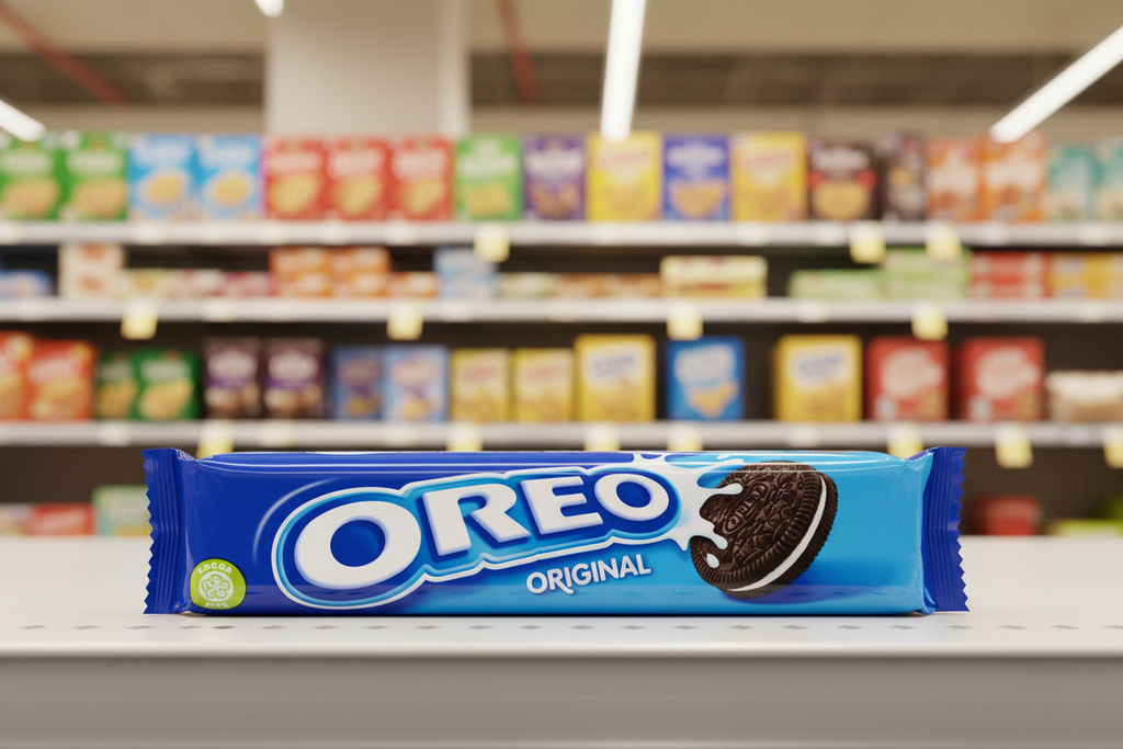 16 x Oreo Vanilla Original Roll Pack 154Gm