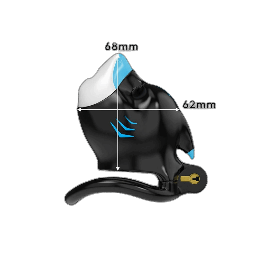 Furrjoi Shark Chastity Cage Green