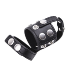 Leather Strap Chastity Cage