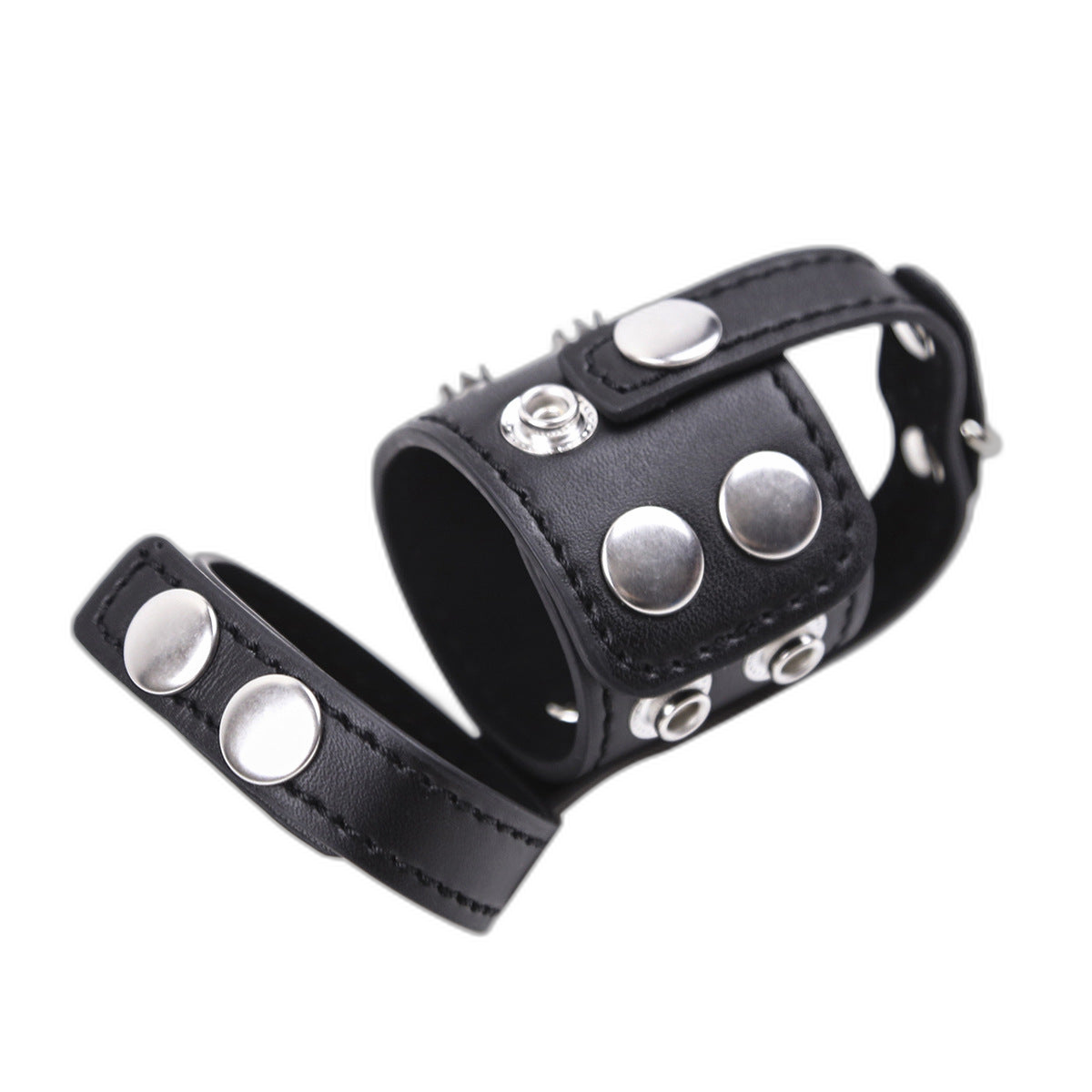 Leather Strap Chastity Cage