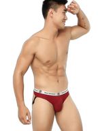 3 Pack Men's Mesh Thong with Stretch & Breathable 3D Support Pouch