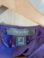 WOMEN'S PRIMARK PURPLE CASUAL SMART TOP (UK16 EU 44 US 12)