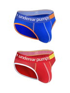 2 Pack Men's Middle-Rise Cotton Sexy Briefs