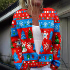 Trade 3D Digital-print Cardigan Sweater