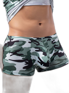 4-pack Men's Low-rise U-pouch Camouflage Boxer Briefs