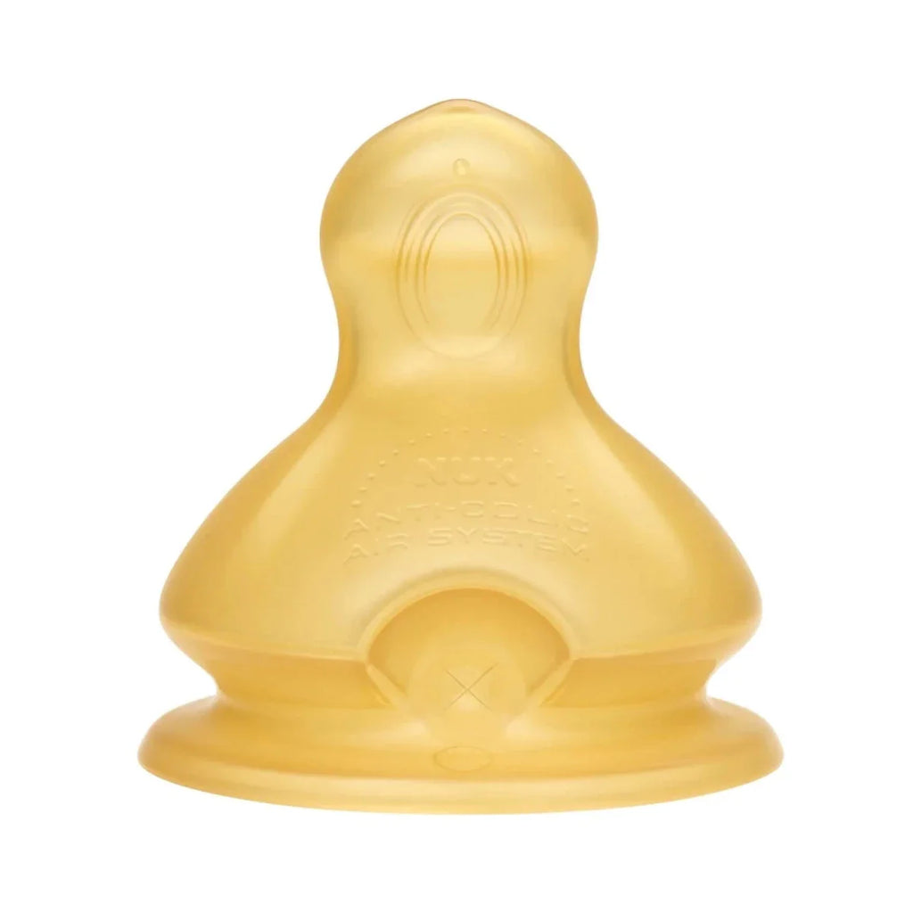 NUK First Choice+ Wide Latex Teats Medium Hole 6+ months
