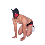 Prowler RED Neoprene Puppy Hood Black