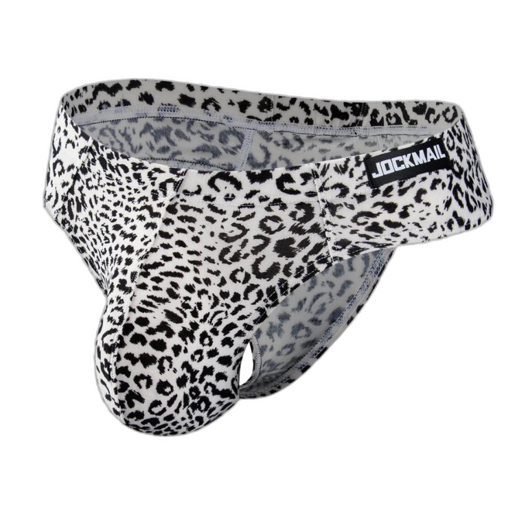 Jockmail Leopard Sizzle Thong