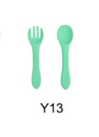 Baby Feeding Set - Silicone Spoon & Fork, Food-Grade BPA-Free