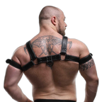 ruff GEAR Leather Bulldog Reflector Harness