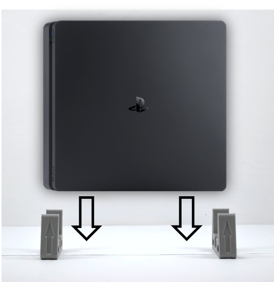 PS4 Slim Console Vertical Stand Adjustable, Diffrent Colours Available