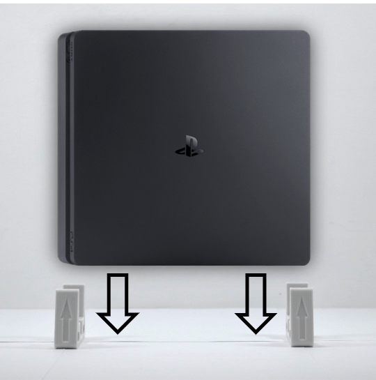PS4 Slim Console Vertical Stand Adjustable, Diffrent Colours Available