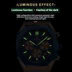 Multifunctional Six-pin Calendar Men's Watch Large Dial
