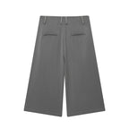 Women's Minimalist Solid Color Long Casual Shorts