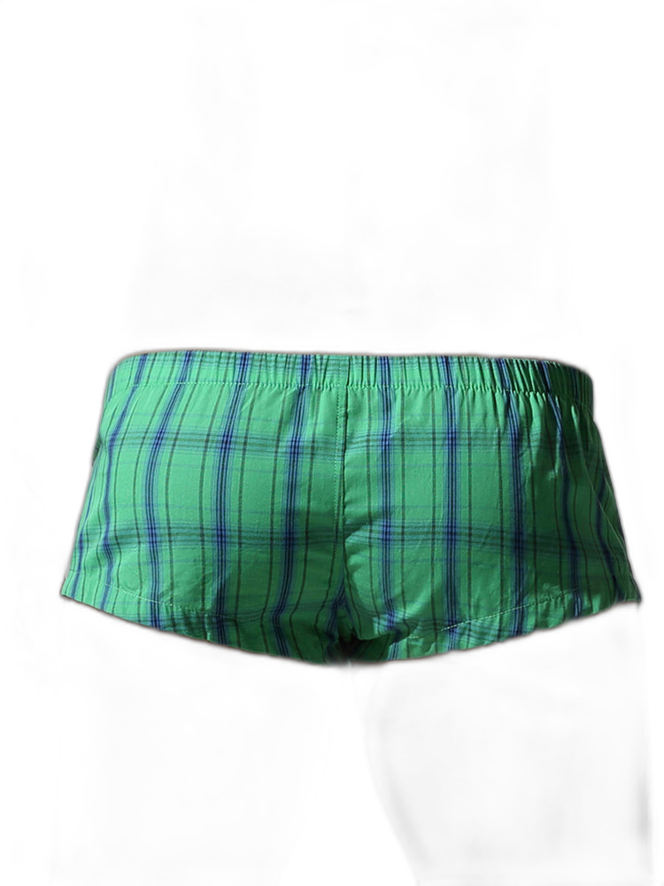 2 Pack Men's Soft Cotton Day-Long Comfort Shape-Retaining Fabric Boxers Shorts
