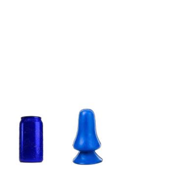 ruff GEAR King Butt Plug 4.75 Inch Blue