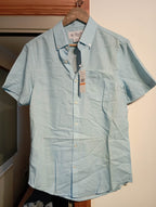 NEW with tag Men's Penguin Air Blue Button-Down Shirt (Size S)