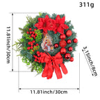 Christmas Light Wreath Door And Window Decoration Vine Ring
