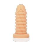 Tank Vibrating Dildo - USB Rechargeable Dildo - 10 Vibration Modes - 3 Size Silicone Dildo