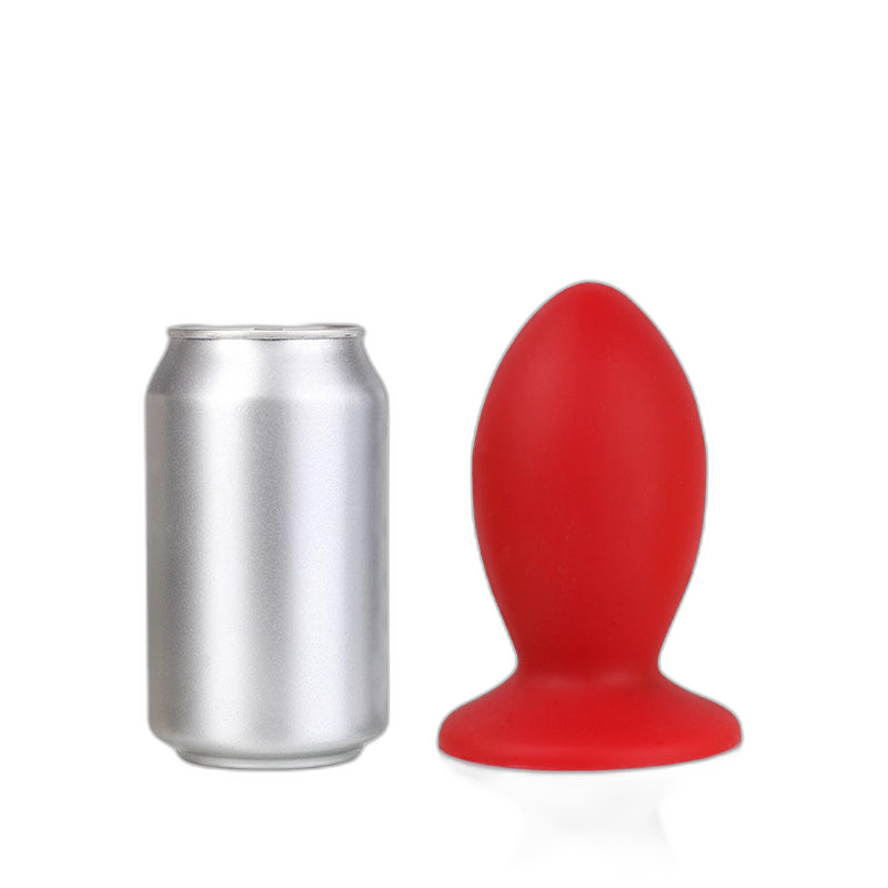 Rage - Red Silicone Butt Plug - 4 Sizes
