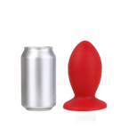 Rage - Red Silicone Butt Plug - 4 Sizes