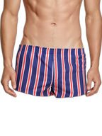 Men's Color Stripes Boxers With Fly