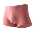 4Pcs Modal Pure Color Thin U Convex Boxer Briefs For Men