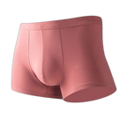4Pcs Modal Pure Color Thin U Convex Boxer Briefs For Men