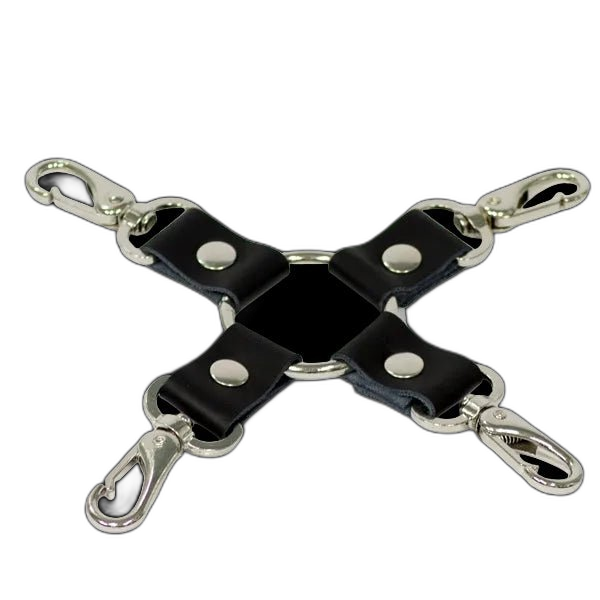Titus Leather Bondage Hog Tie Restraint