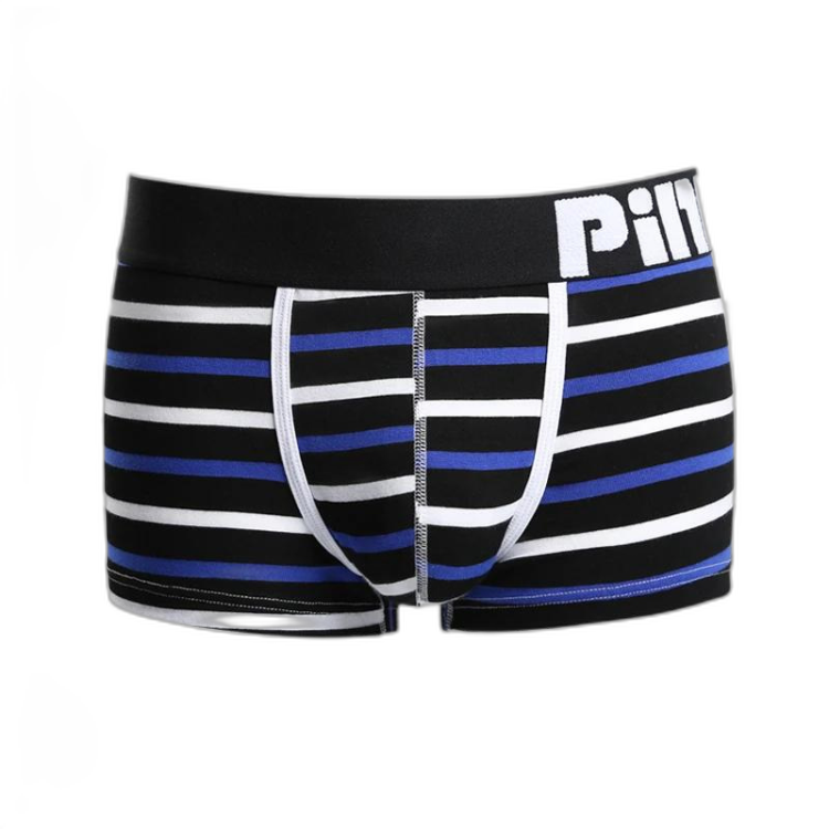 Pink Hero Simple Striped Boxers