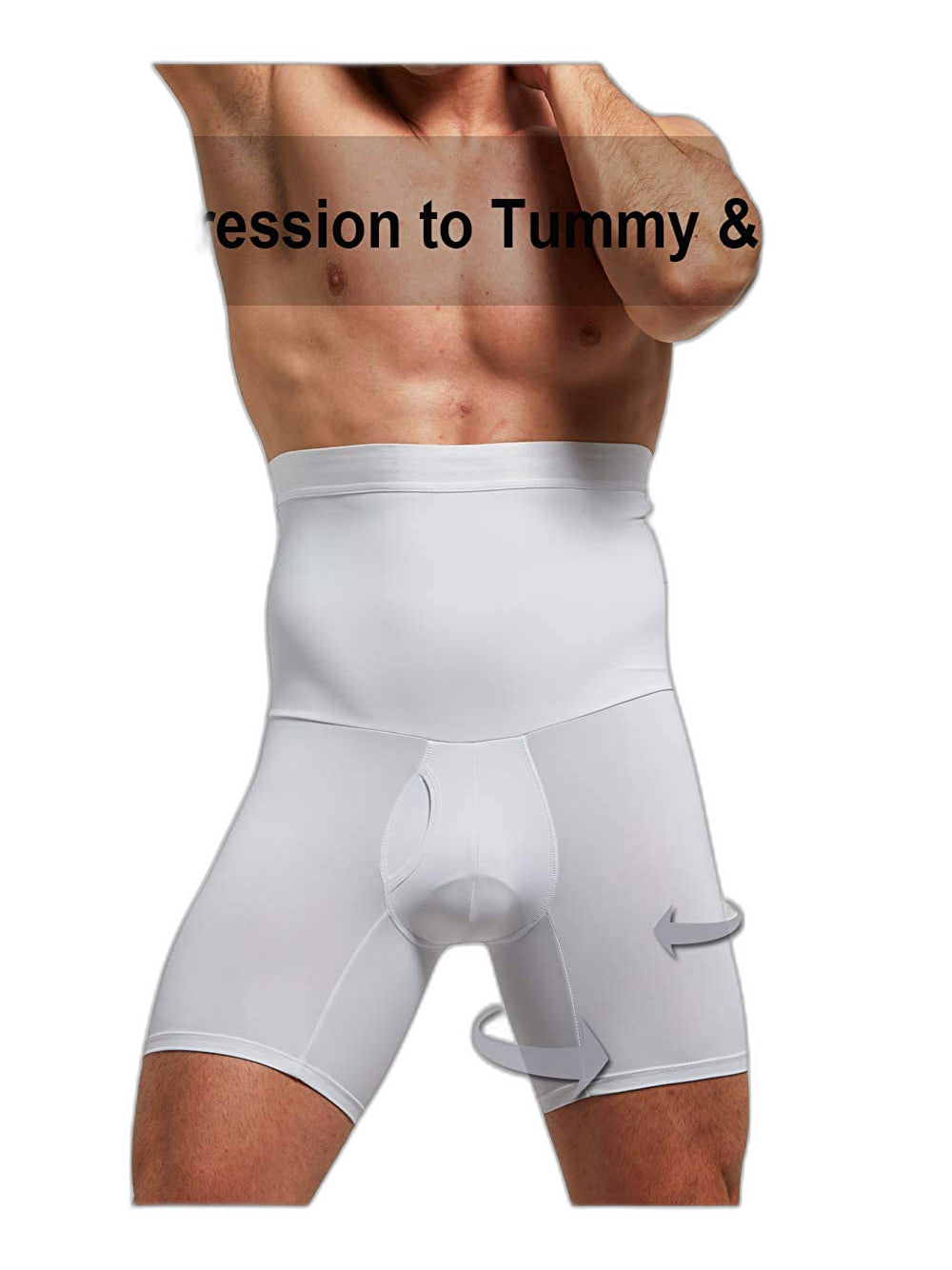 Men's Butt Lift Boxer Briefs with Fly