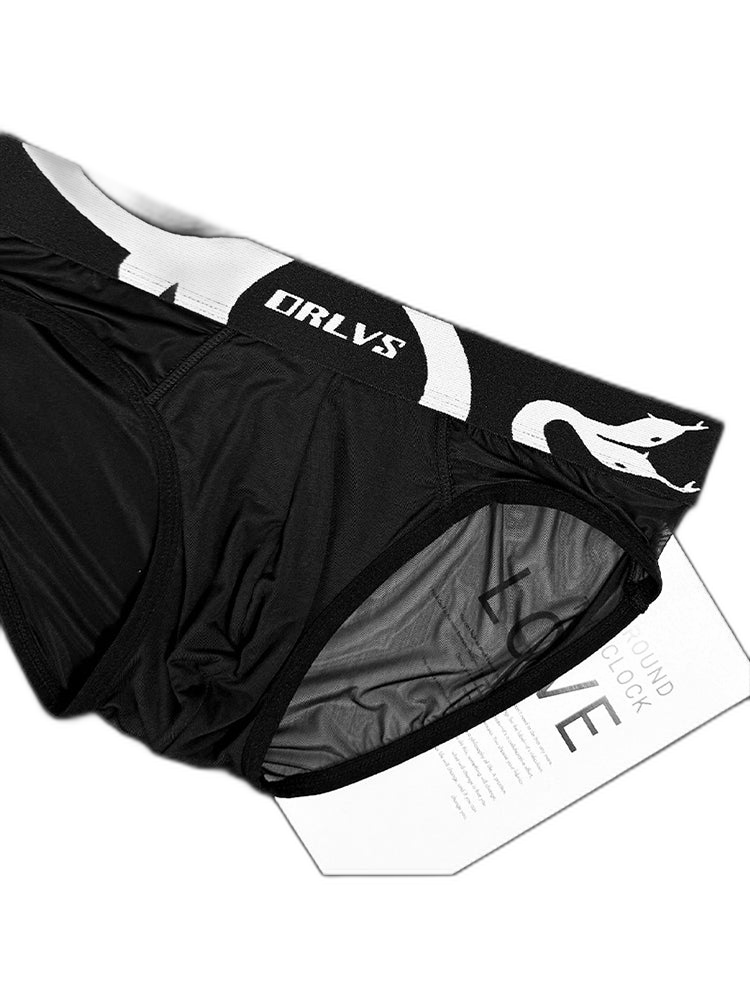 Men's Mesh Sport Briefs with Contoured Pouch & Ventilation