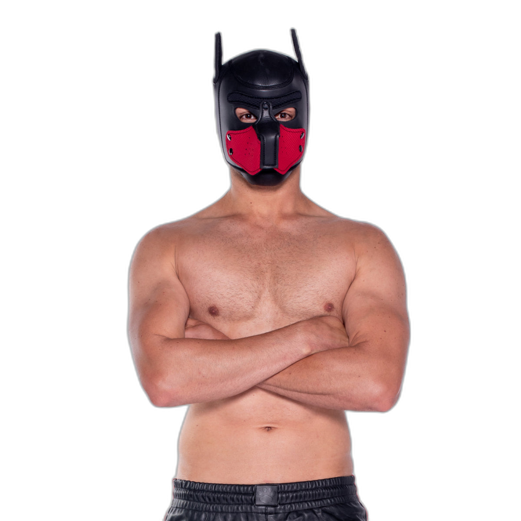 Prowler RED Neoprene Puppy Hood Black