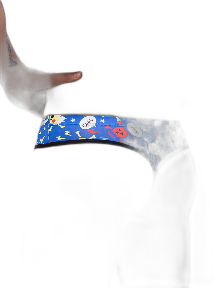 3 Pack Men's Skull Print Thong - Edgy & Sexy