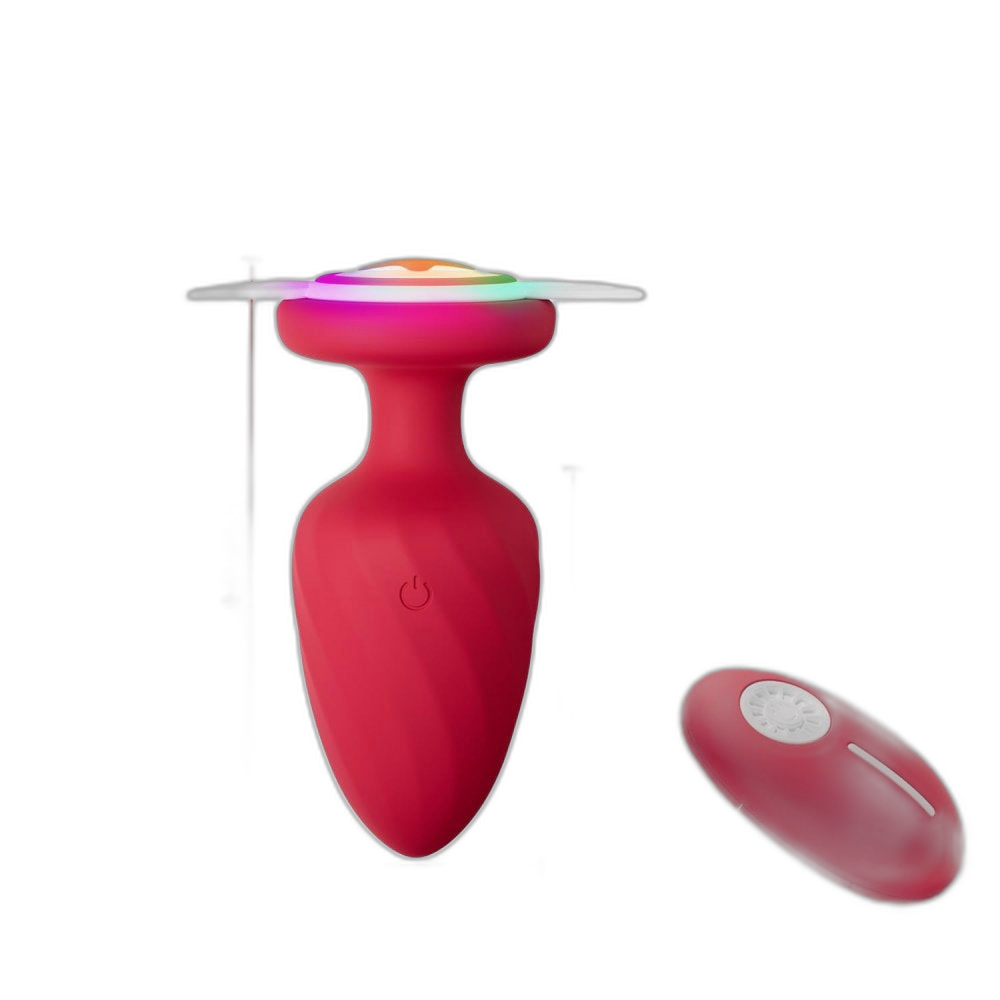 Angel - Vibrating Butt Plug - Light Up Butt Plug - 12 Frequency Anal Vibrator
