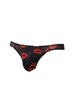 3 Pack Sexy Print Low-rise Thongs for Men