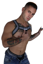 Breedwell Cumdump Bulldog Harness Black