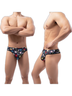 3 Pack Men's Skull Print Thong - Edgy & Sexy