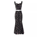 Women's Creative Versatile New Floral Split Dress Suit