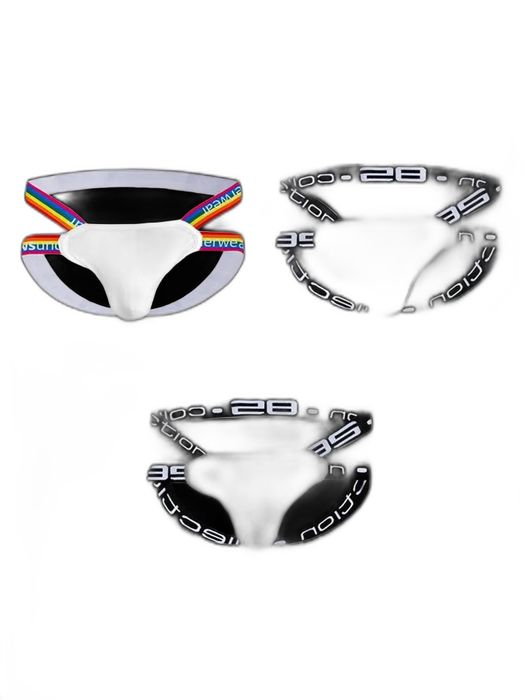 3-pack Rainbow Cotton Thong