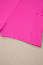Swim Dress With Shorts | Pink One Piece Swimsuit Built In