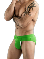 3 Pack Men's Seamless Comfort Sporty Cut Stretch Fit Briefs