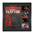 Jonny Clayton Signed Shirt Elite Frame