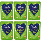 6 x Tilda Microwave Egg Fried Rice 250G