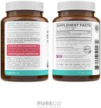Organic Cranberry Extract Capsules — 50X Potency Cranberry Pills (4 Month Supply) — Vegan, Non-GMO, USDA Organic