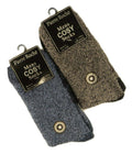 Sock Stack 4 Pack Mens Thermal Slipper Socks Non Skid Gripper With Thick Fleece Lining