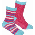 Sock Stack Fluffy Slipper Socks 4 Pack Ultra Soft Thermal Winter Non Slip Plush Lounge