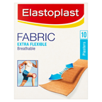 10 x Elastoplast Fabric Plasters 10 Pack