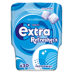 6 x Extra Refreshers Peppermint Sf Chewing Gum 30 Piece